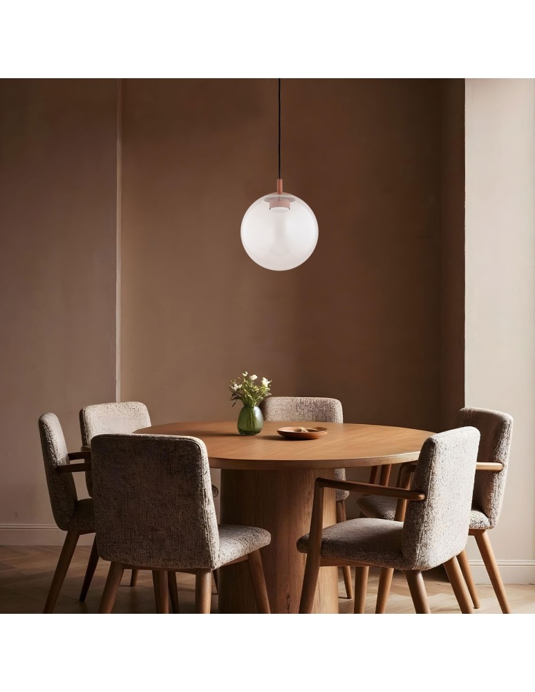 Pendant lamps spheres - Argon SACRAMENTO 8829 GX53 (8W bulb is a complimentary item - included) / 230V 2700K glass, lacquered steel - product kolory-swiatla.pl 6