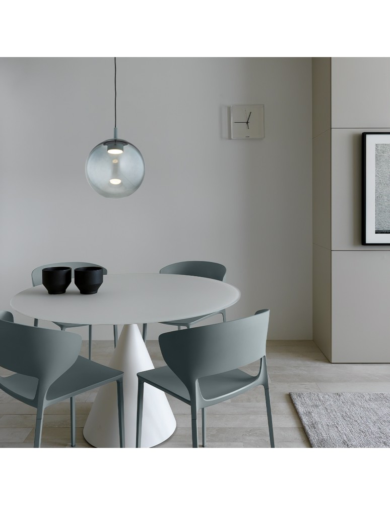 Pendant lamps spheres - Argon SACRAMENTO 8830 GX53 (8W bulb is a complimentary item - included) / 230V 2700K glass, lacquered steel - product kolory-swiatla.pl 5