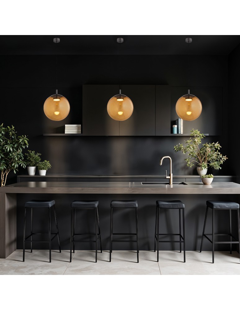 Pendant lamps spheres - Argon SACRAMENTO 8831 GX53 (8W bulb is a complimentary item - included) / 230V 2700K glass, lacquered steel - product kolory-swiatla.pl 5