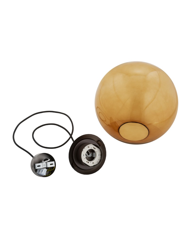 Pendant lamps spheres - Argon SACRAMENTO 8831 GX53 (8W bulb is a complimentary item - included) / 230V 2700K glass, lacquered steel - product kolory-swiatla.pl 10