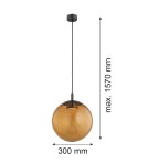 Pendant lamps spheres - Argon SACRAMENTO 8831 GX53 (8W bulb is a complimentary item - included) / 230V 2700K glass, lacquered steel - product 12