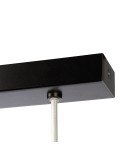 Pendant lamps on a strip - Argon VENTURA 1860 E27 (light source not included) / 230V glass, brushed lacquered steel - product 6