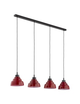 Argon VENTURA 1859 E27 (nie zawiera źródła światła) / 230V szkło, stal lakierowana szczotkowana - produkt 2