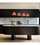 Pendant lamps on a strip - Argon VENTURA 1859 E27 (light source not included) / 230V glass, brushed lacquered steel - product 5