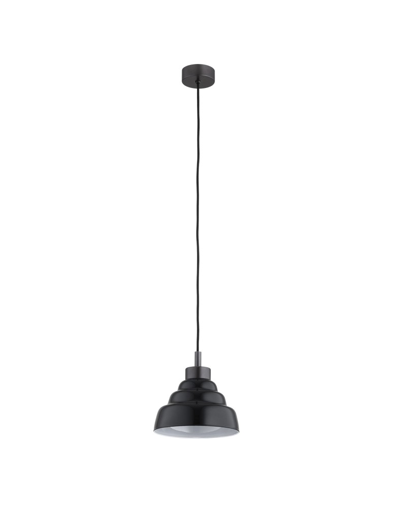 Single pendant lamps - Argon VENTURA 8775 E27 (light source not included) / 230V glass, brushed lacquered steel - product kolory-swiatla.pl 2