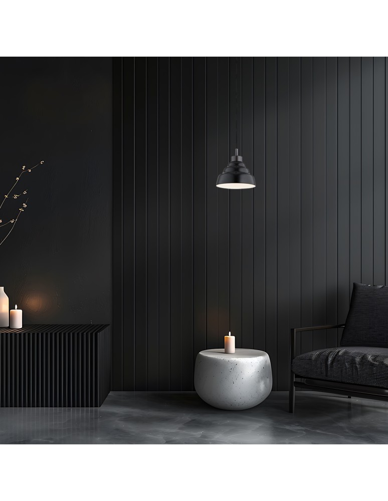 Argon VENTURA 8775  E27 (nie zawiera źródła światła) / 230V szkło, stal lakierowana szczotkowana