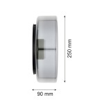 Argon TAMPA 8833  GX53 (żarówka o mocy 8W stanowi element gratisowy - na wyposażeniu) / 230V 2700K szkło, stal lakierowana