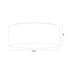 Argon TAMPA 8833  GX53 (żarówka o mocy 8W stanowi element gratisowy - na wyposażeniu) / 230V 2700K szkło, stal lakierowana