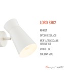 Argon LORD 8762  E14 (nie zawiera źródła światła) / 230V stal lakierowana