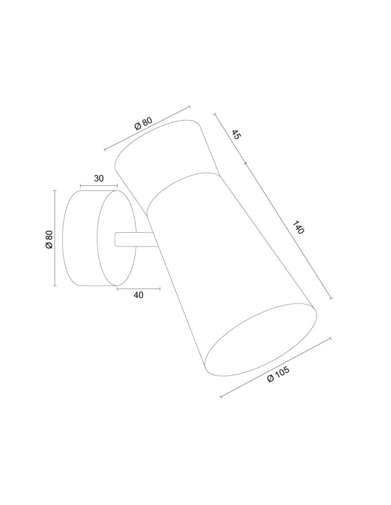 Adjustable wall lamps - Argon LORD 8762 E14 (light source not included) / 230V lacquered steel - product kolory-swiatla.pl 11