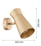 Adjustable wall lamps - Argon LORD 8764 E14 (light source not included) / 230V lacquered steel - product 10