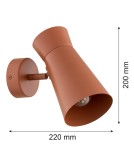 Adjustable wall lamps - Argon LORD 8765 E14 (light source not included) / 230V lacquered steel - product 10