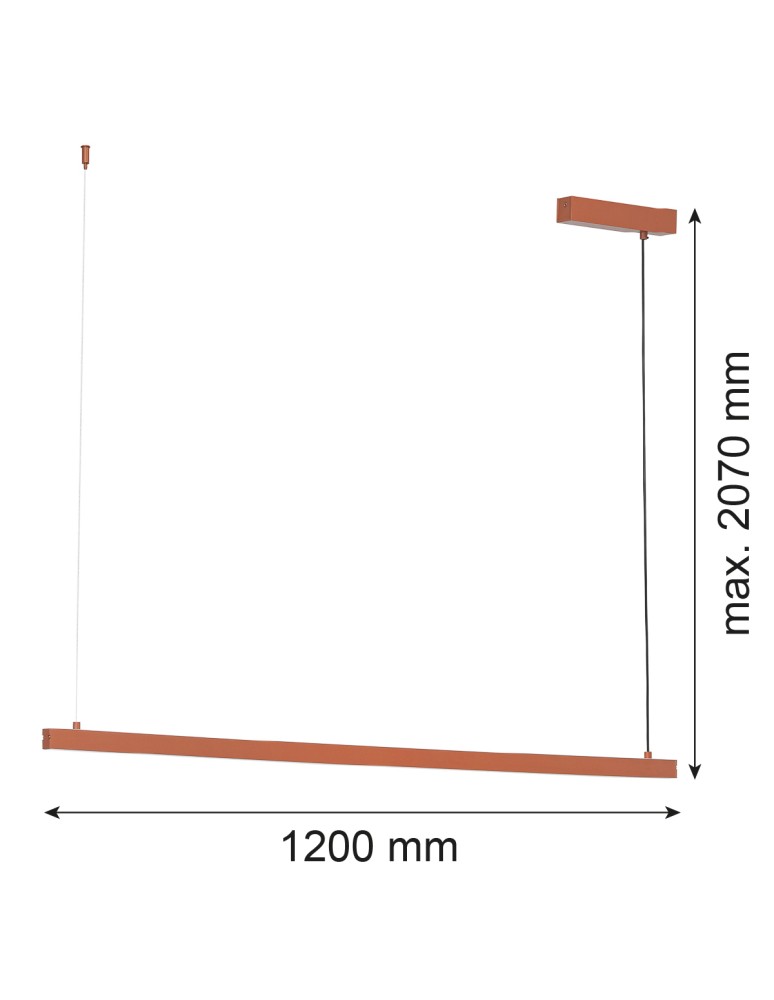Argon MIAMI 8834        LED (zintegrowany) 230V / 3000 K stal lakierowana