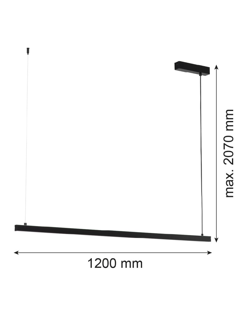 Pendant lamps over the island - Argon MIAMI 8835 LED (integrated) 230V / 3000 K lacquered steel - product kolory-swiatla.pl 8