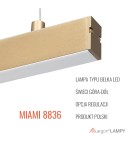 Argon MIAMI 8836  LED (zintegrowany) 230V / 3000 K stal lakierowana