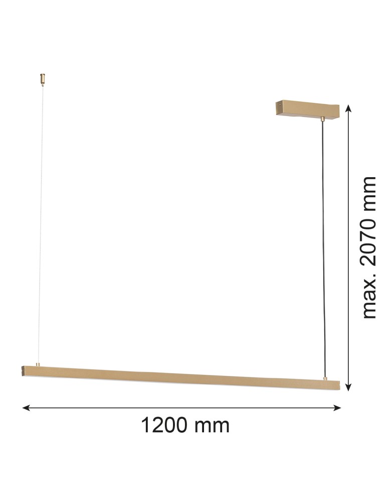 Argon MIAMI 8836  LED (zintegrowany) 230V / 3000 K stal lakierowana