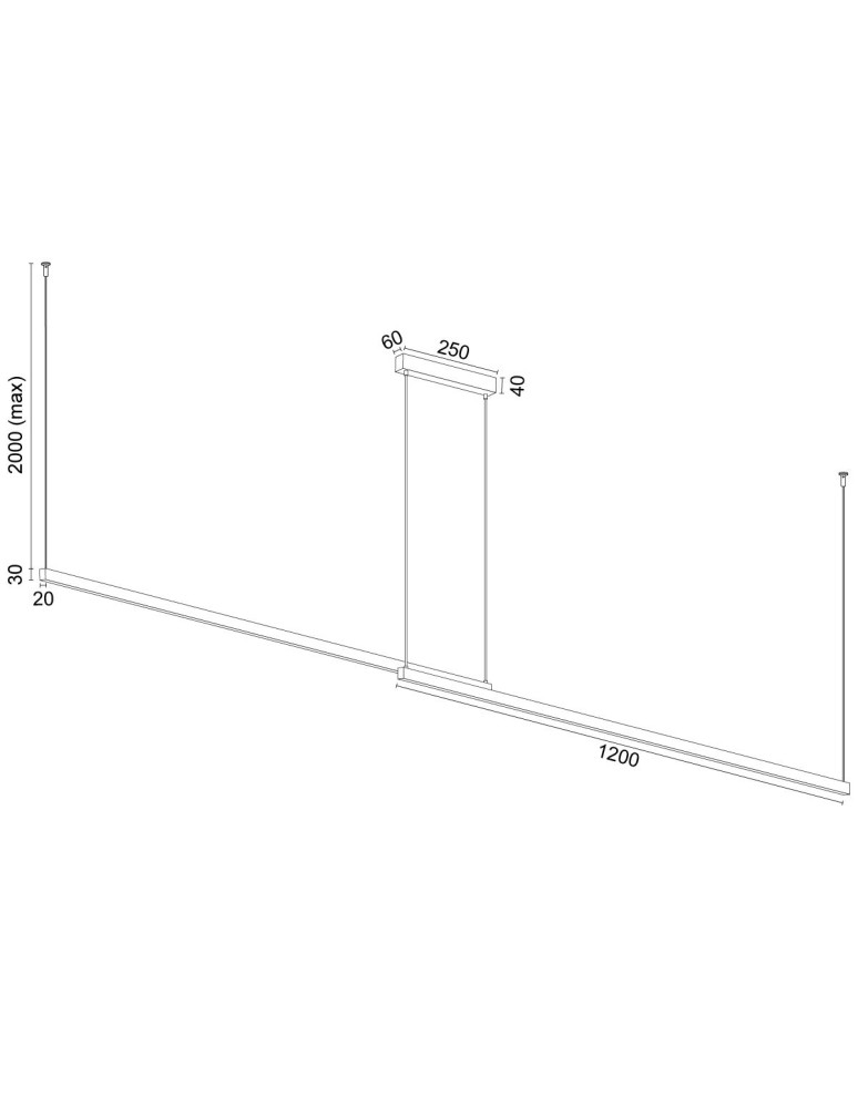 Argon MIAMI 8838  LED (zintegrowany) 230V / 3000 K stal lakierowana