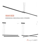 Argon MIAMI 8838  LED (zintegrowany) 230V / 3000 K stal lakierowana