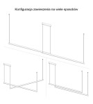 Argon MIAMI 8839  LED (zintegrowany) 230V / 3000 K stal lakierowana