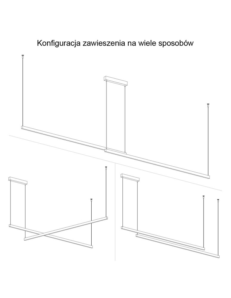 Argon MIAMI 8839  LED (zintegrowany) 230V / 3000 K stal lakierowana