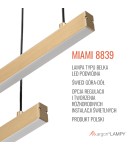 Argon MIAMI 8839  LED (zintegrowany) 230V / 3000 K stal lakierowana