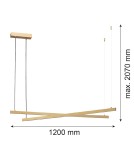 Pendant lamps over the island - Argon MIAMI 8839 LED (integrated) 230V / 3000 K lacquered steel - product 17