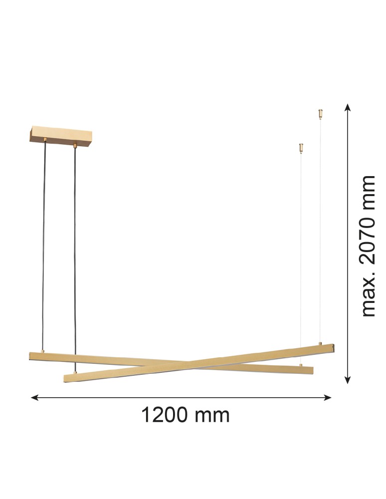 Pendant lamps over the island - Argon MIAMI 8839 LED (integrated) 230V / 3000 K lacquered steel - product kolory-swiatla.pl 17