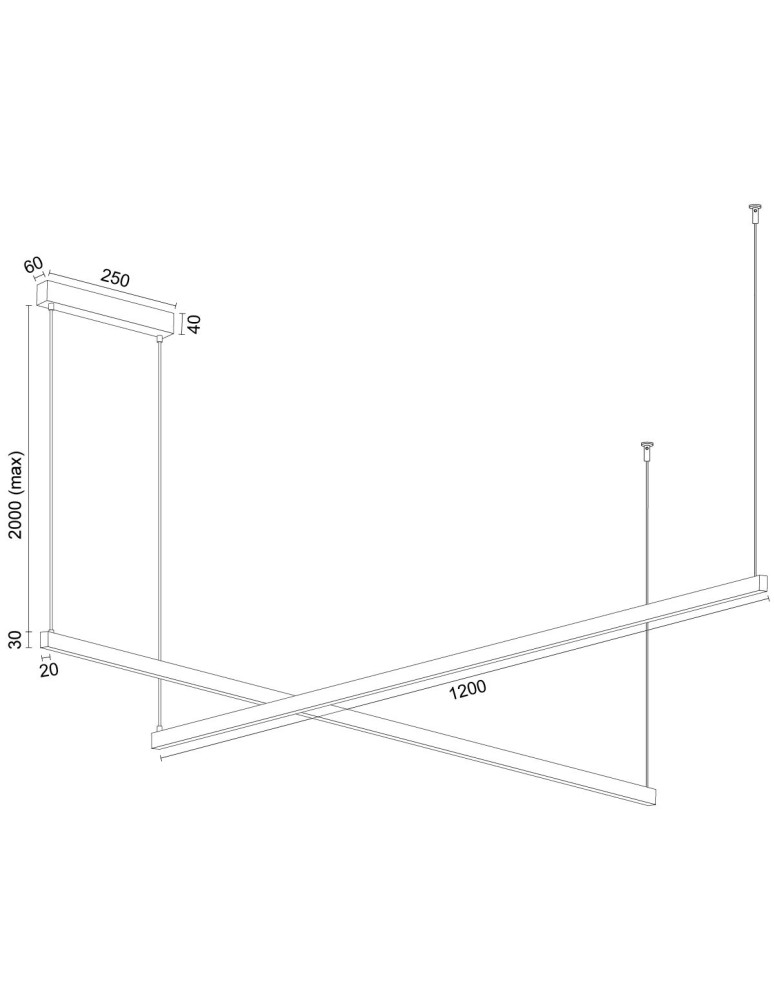 Argon MIAMI 8839  LED (zintegrowany) 230V / 3000 K stal lakierowana