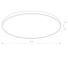 LED Plafonds - Nowodvorski AGNES ROUND LED PRO Ceiling Lamps Plafond Max power 64W LED IP44 3000K White 10981 - product 6