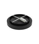 LED ceiling lamps - Nowodvorski NIKKI ROUND LED Ceiling Lamps Plafond Max power 48W LED 4000K Black 11211 - product 4