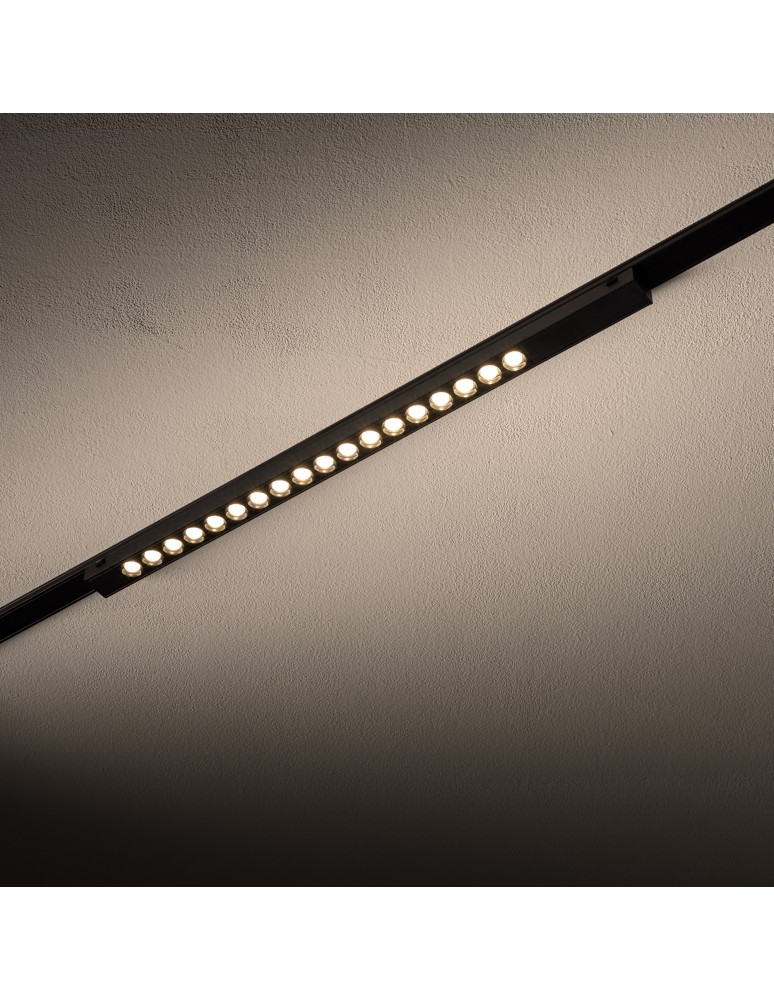 Magnetic rail lamps - Nowodvorski UT-LVM FOCUS LED 18W Rail systems 1-circuit low voltage 48V UT- LVM led lamps Max power 18W LED 3000K Black - product kolory-swiatla.pl 2
