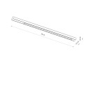 Nowodvorski UT-LVM FOCUS LED 18W Systemy szynowe 1-obwodowy niskonapięciowy 48V   UT- LVM Lampy led Max moc 18W LED  3000K Czar