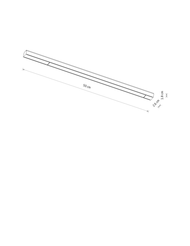 Nowodvorski UT-LVM LINE LED 18W Systemy szynowe 1-obwodowy niskonapięciowy 48V   UT- LVM Lampy led Max moc 18W LED  3000K Czarn
