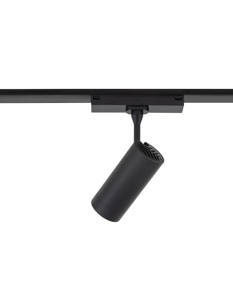 Magnetic rail lamps - Nowodvorski UT-LVM LED SPOT 9W Rail systems 1-circuit low voltage 48V UT- LVM LED lamps Max power 9W LED 3000K Black  - product kolory-swiatla.pl 5