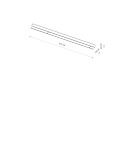 Magnetic rail lamps - Nowodvorski UT-LVM LINE LED 12W Rail systems 1-circuit low voltage 48V UT- LVM LED lamps Max power 12W LED 4000K Black. - product 5