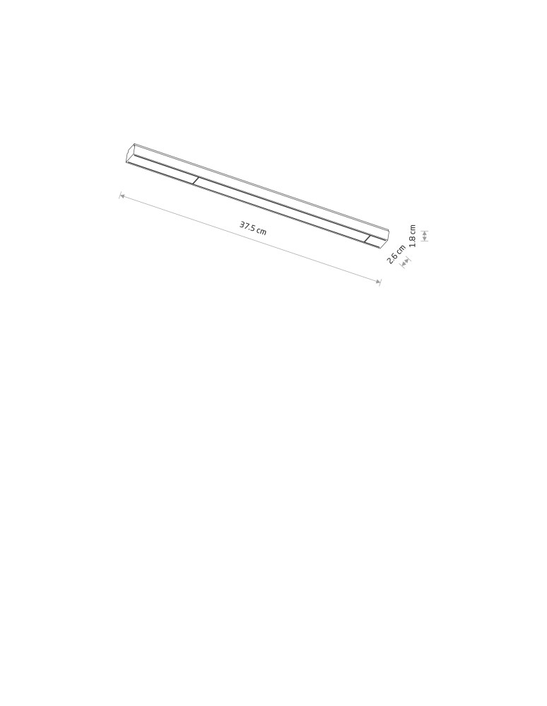 Nowodvorski UT-LVM LINE LED 12W Systemy szynowe 1-obwodowy niskonapięciowy 48V   UT- LVM Lampy led Max moc 12W LED  4000K Czarn