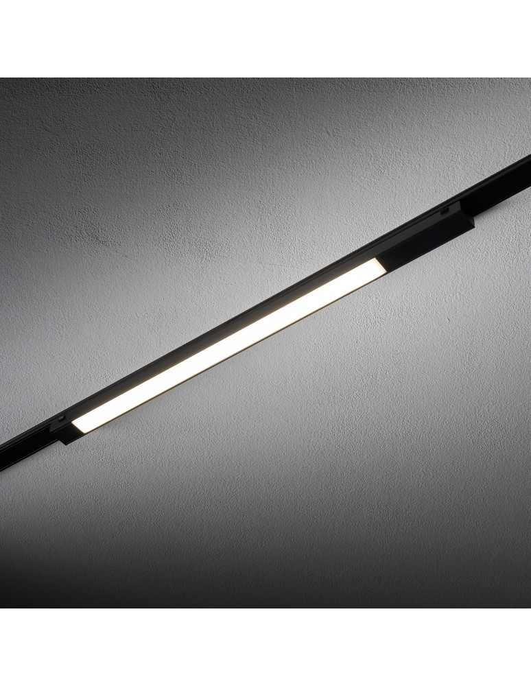 Magnetic rail lamps - Nowodvorski UT-LVM LINE LED 18W Rail systems 1-circuit low voltage 48V UT- LVM LED lamps Max power 18W LED 4000K Black. - product kolory-swiatla.pl 2