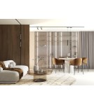 Nowodvorski UT-LVM TRACK 1M Systemy szynowe 1-obwodowy niskonapięciowy 48V   UT- LVM Szynoprzewód Natynkowe  Czarny 11320