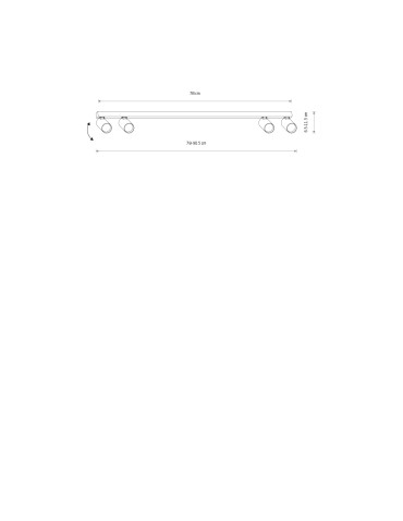 Nowodvorski FOURTY  Reflektor/Spot Max moc 10W only LED GU10 R35  Biały 11434 - produkt 2