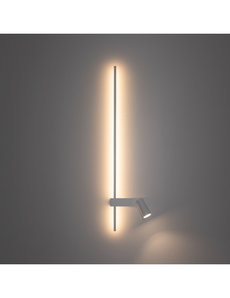 Nowodvorski EASY LED LEFT  Ścienna Regulowany z włącznikiem Max moc 1x10W only LED, 1x11W LED GU10 R35, LED  3000K Biały 115