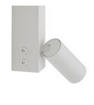 Nowodvorski EASY LED LEFT  Ścienna Regulowany z włącznikiem Max moc 1x10W only LED, 1x11W LED GU10 R35, LED  3000K Biały 115