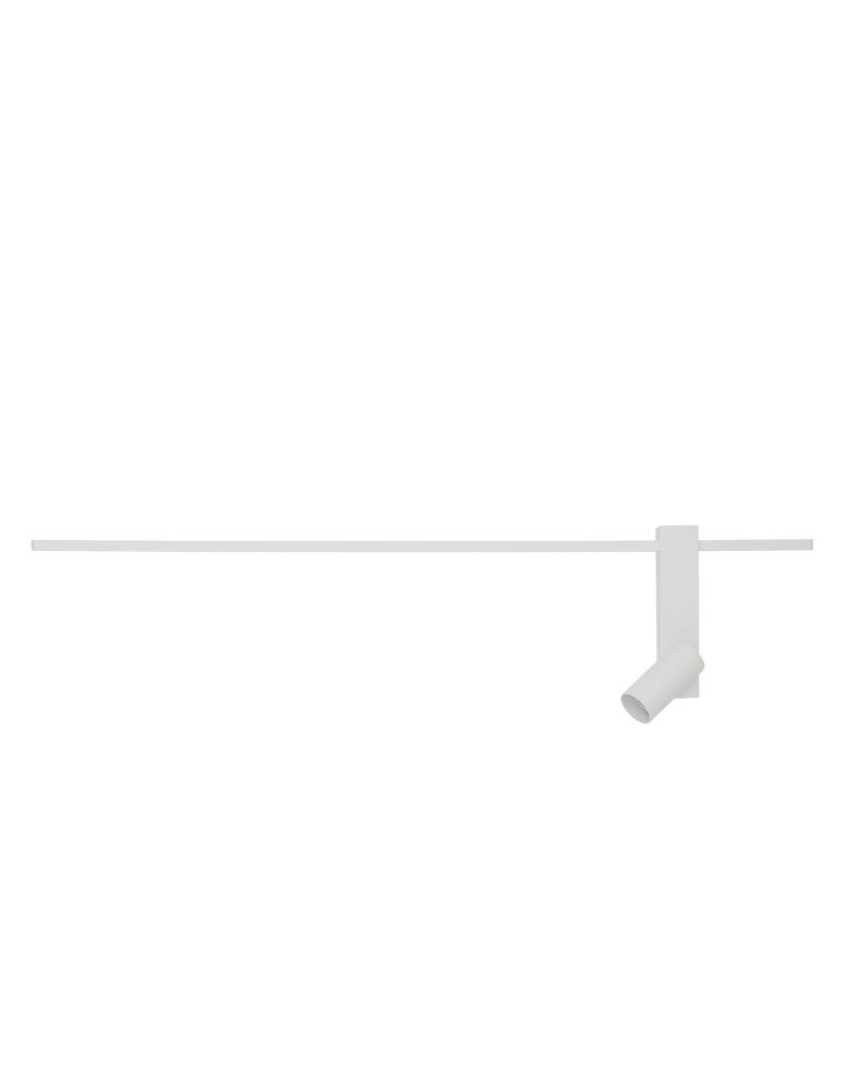 Wall lamps for bedrooms - Nowodvorski EASY LED RIGHT Wall mounted Adjustable with on/off switch Max power 1x10W only LED, 1x11W LED GU10 R35, LED 3000K Wh - product kolory-swiatla.pl 3