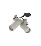 Recessed ceiling spotlights - Nowodvorski FOURTY SURFACE Spotlight/Spot Max power 10W only LED GU10 R35 Silk gray 11444 - product 1