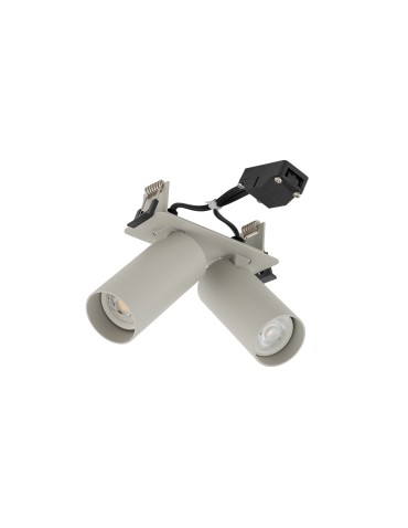 Nowodvorski FOURTY SURFACE  Reflektor/Spot Max moc 10W only LED GU10 R35  Silk gray 11444