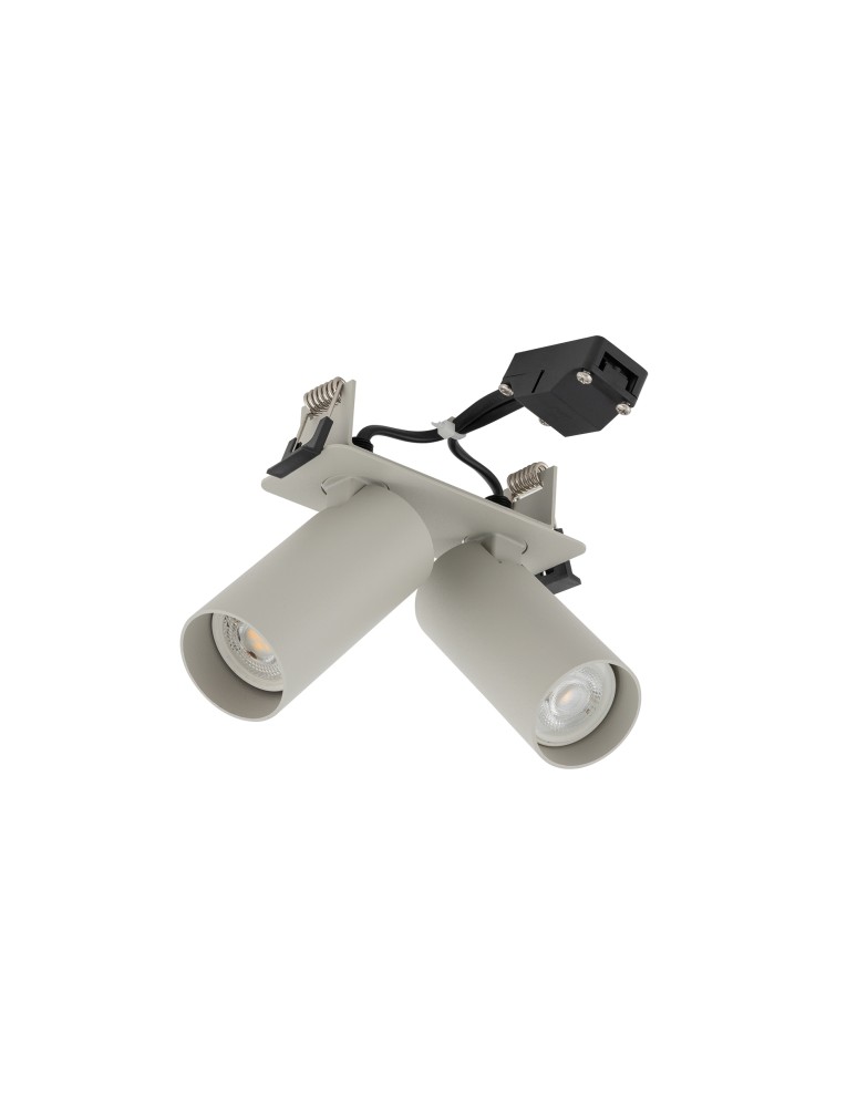 Recessed ceiling spotlights - Nowodvorski FOURTY SURFACE Spotlight/Spot Max power 10W only LED GU10 R35 Silk gray 11444 - product kolory-swiatla.pl 1