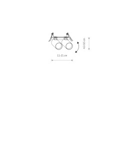 Nowodvorski FOURTY SURFACE  Reflektor/Spot Max moc 10W only LED GU10 R35  Silk gray 11444 - produkt 2