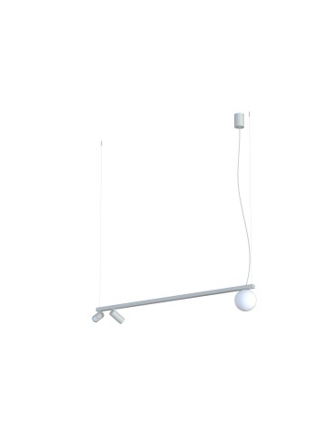 Nowodvorski FOURTY Ceiling lamps Pendant lamps Max wattage 10W only LED GU10 R35, G9 Silk gray 11450