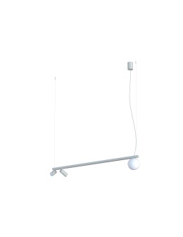 Nowodvorski FOURTY Ceiling lamps Pendant lamps Max wattage 10W only LED GU10 R35, G9 Silk gray 11450