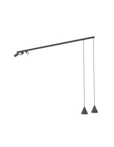 Nowodvorski FOURTY Ceiling Lamps Max wattage 10W only LED GU10 R50, GU10 R35 Black 11448