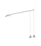 Nowodvorski FOURTY  Lampy sufitowe Sufitowa Max moc 10W only LED GU10 R50, GU10 R35  Silk gray 11451